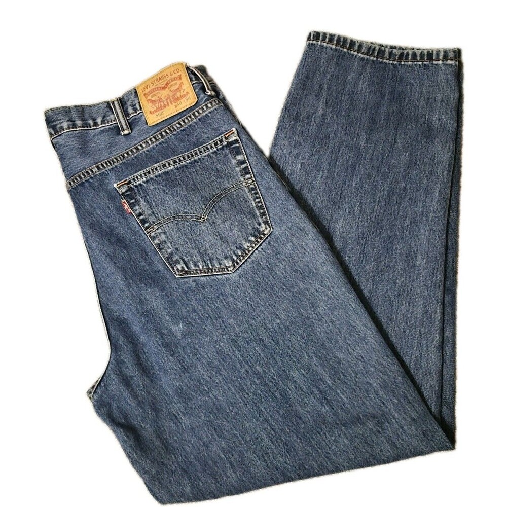 Levis 560 Jeans Mens 40x34 Blue Loose Tapered Leg USA 90s Hip-Hop Baggie